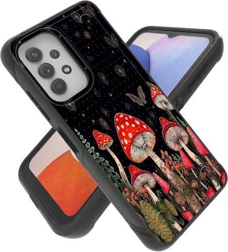 Vista 26 de Funda para Samsung A32 5G, Galalxy A32 5G, resistente a prueba de golpes, policarbonato duro + funda protectora de silicona suave TPU flexible