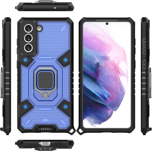 Vista 69 de Funda para 1+ Nord 2 5G, funda para OnePlus Nord 2 5G con funda de soporte, color azul