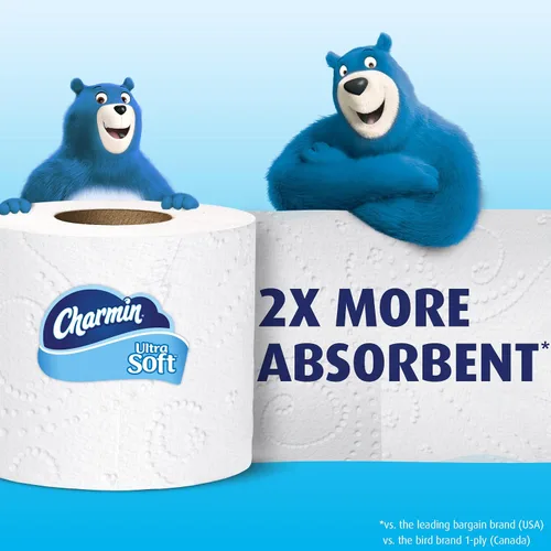 Vista 5 de Charmin Papel de baño ultra suave 16 rollos dobles = 32