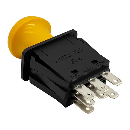 Vista 12 de 4174684 Interruptor de toma de fuerza de embrague de cortacésped, 8 terminales de 10 amperios, apto para cortacésped Dixie Chopper y compatible