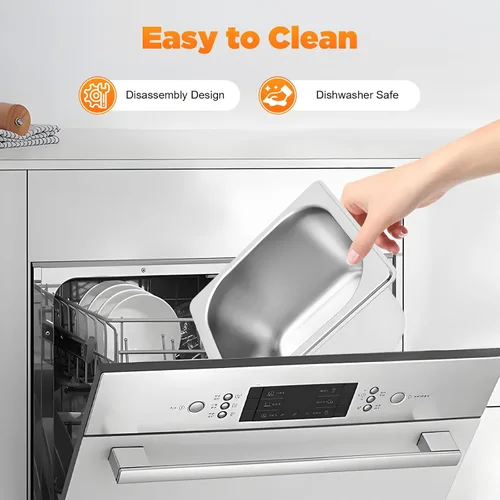 Vista 5 de Estante para especias, estante de especias de 1 hilera, estante organizador de condimentos inclinado con 5 sartenes para ingredientes de salsa