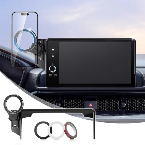 Vista 7 de pop-tech Soporte de teléfono de coche para Honda CR-V HR-V 2023 2024 2025 2026: para soporte magnético MagSafe de teléfono celular para accesorios