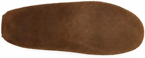 Vista 9 de Minnetonka Suela de cuero suave de doble fondo para hombre Marrón Ruff