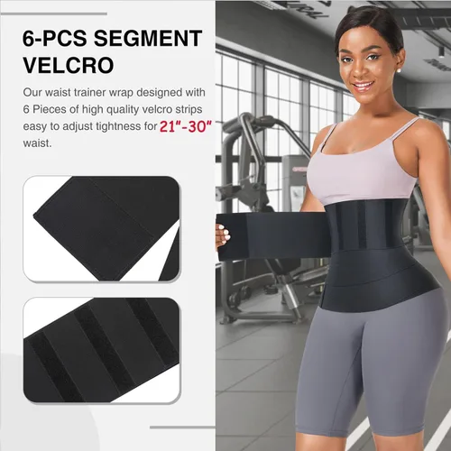 Vista 4 de FeelinGirl Waist Trainer Wrap for Women Tummy Control Waist Shaper with Loop