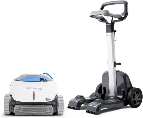 Vista 10 de Dolphin Proteus DX3 Aspiradora robótica automática para piscina, con escalada de paredes, cepillo de fregado activo, ideal para piscinas enterradas