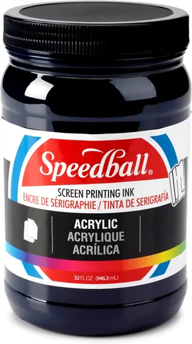 Vista 13 de Speedball 004657 Tinta acrílica para serigrafía, 32.0 fl oz, 32 onzas líquidas, color negro
