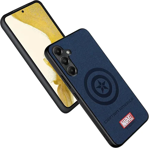 Vista 3 de IRON SPIDER Funda para Galaxy A05S 5G, con personaje de superhéroe Samsung A05S - Funda de piel color azul capitán