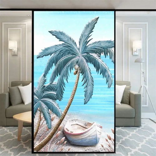 Vista 13 de Película decorativa sin pegamento para ventana, diseño moderno y clásico, para ventana, 15.7 x 23.6 pulgadas