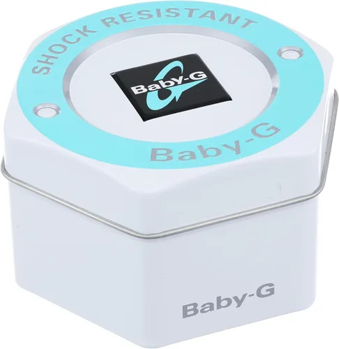 Vista 5 de Casio BA-1101ACR Reloj dorado de cuarzo de mujer con display digital-analógico y correa de resina