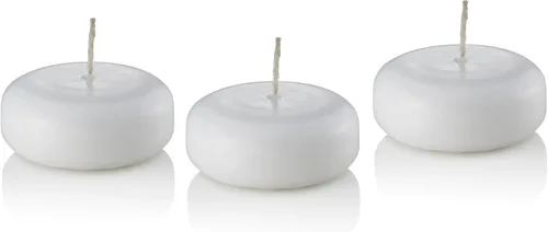 Vista 15 de D'light Online Paquete de velas flotantes pequeñas de 2 pulgadas para eventos, centros de mesa, bodas, spa, decoración del hogar, ocasiones Blanco