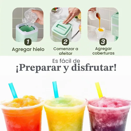 Vista 5 de Elite Gourmet Máquina de hielo y cono de nieve afeitado, ESI2215M, granizados refrescantes, Margaritas, Bebidas Boba, Cono de nieve y soporte