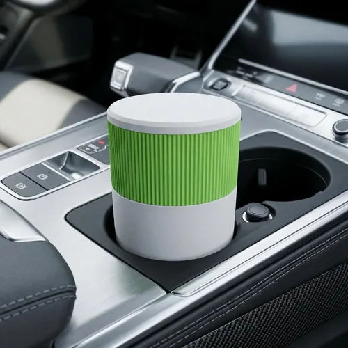 Vista 3 de Taza portátil acanalada de pistacho y semillas de girasol con compartimento de concha, práctico cuenco para aperitivos para pistachos, semillas