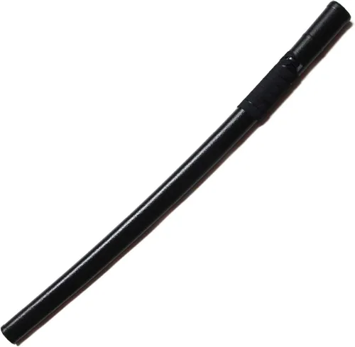 Vista 7 de E-BOGU Conjunto de equipo de entrenamiento de arte marcial con vainas de plástico y protector de mano Tsuba (negro)