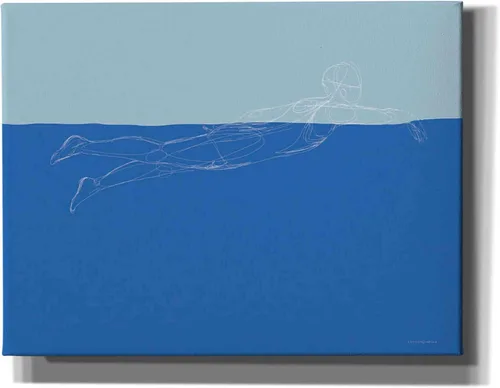 Vista 11 de Epic Graffiti 'How to Swim 2' de Kamdon Kreations, arte de pared en lienzo giclée, 16 x 12 pulgadas