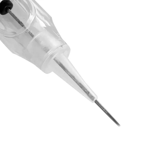 Vista 2 de CHUSE 3RS Cartuchos desechables maquillaje permanente PMU tatuaje microblading agujas para máquina (10 unidades)