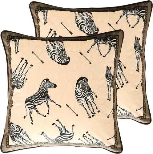 Vista 102 de patdrea Funda de almohada de terciopelo francés de diseño, 18 x 18 pulgadas Aviario