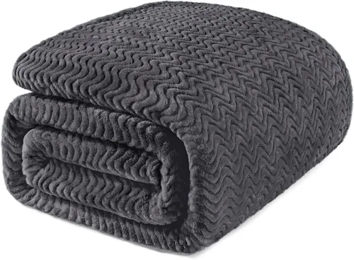 Vista 17 de Exclusivo Mezcla Large Fleece Throw Blanket for Couch, Sofa, Pink Rosa
