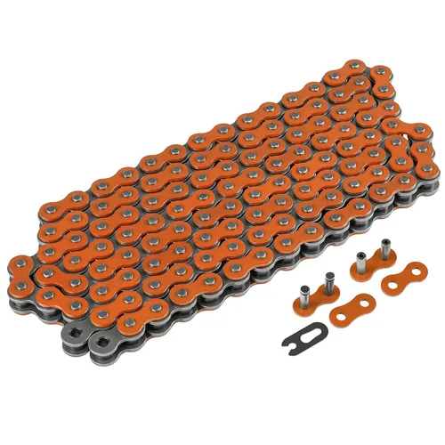 Vista 6 de Caltric Cadena de transmisión naranja compatible con Kawasaki Ninja 300 Ex300 Abs 2013 2014 2015 2016 2017