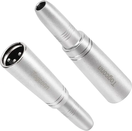 Vista 17 de Adaptador TRS de 1/4" a XLR 2 paquete - Adaptadores XLR macho y hembra de 6.35mm 1/4" 0.25 in TRS hembra a (XLR macho y XLR hembra)