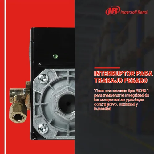 Vista 7 de Ingersoll-Rand 23474661 Interruptor de presión para compresor de etapa única SS3 y SS5