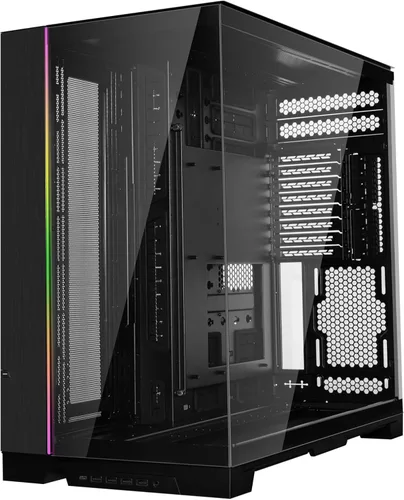 Vista 2 de Lian Li Dynamic EVO XL - Hasta 280mm E-ATX Placa base - Tiras de iluminación ARGB - Hasta 3X 420mm Radiador - Paneles de vidrio templado frontal