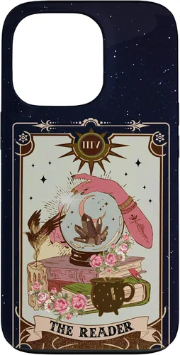 Vista 10 de Tarot Card Lover Tarot Reader Fortune Teller Book Lover Funda para iPhone 17