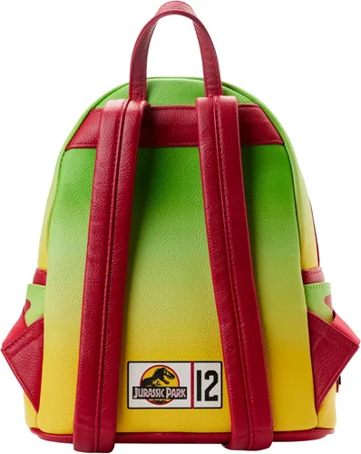 Vista 3 de Loungefly Jurassic Park Explorer Mini Mochila - Under the Sea Collectibles Exclusiva - Edición limitada de EE. UU, Verde, Mini mochila