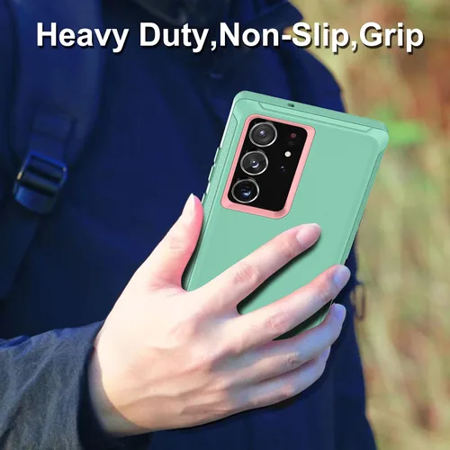 Vista 5 de MXX - Funda compatible con Samsung Galaxy S23 Ultra, 3 capas de protección completa, resistente, resistente, a prueba de golpes y polvo, para 23