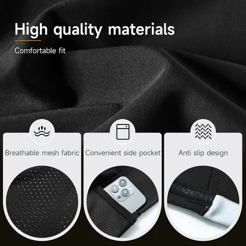 Vista 4 de Santic Pantalones cortos de ciclismo para hombre, acolchado 4D, transpirable, para ciclismo de carretera, ciclismo, ciclismo, ciclismo, gel de viaje