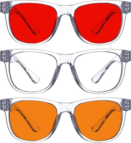 Vista 256 de Eyekepper Gafas de luz azul para hombre y mujer, paquete de 6 lentes Pilot Paquete de 6 color mezclado