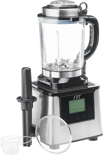 Vista 2 de SPT CL-513 Licuadora multifuncional con calentador, acero inoxidable.