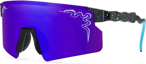 Vista 14 de Dos tamaños de gafas de sol para adultos y jóvenes, niños y niñas, UV400, para hombres y mujeres, para ciclismo, actividades al aire libre