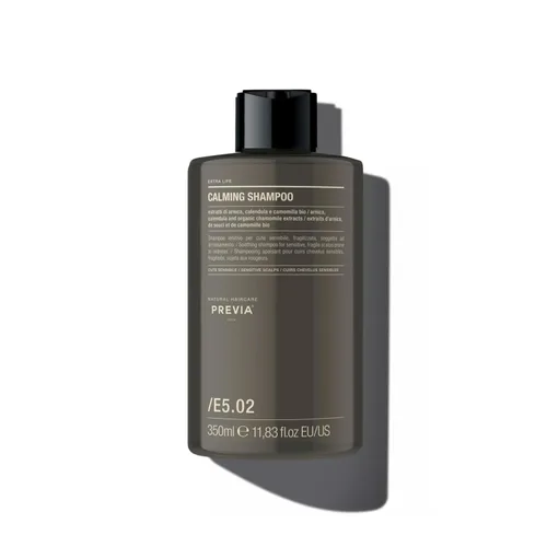 Vista 8 de PREVIA Extra Life - The Virtuous Scalp Ritual Calming Shampoo Calmante para cuero cabelludo sensible Extractos orgánicos de caléndula