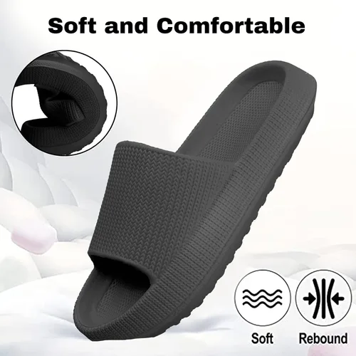 Vista 6 de Orthoshoes Sandalias de nube para niños y niñas, cómodas, con suela gruesa, antideslizantes, para ducha, baño, zapatos de playa de verano para niños