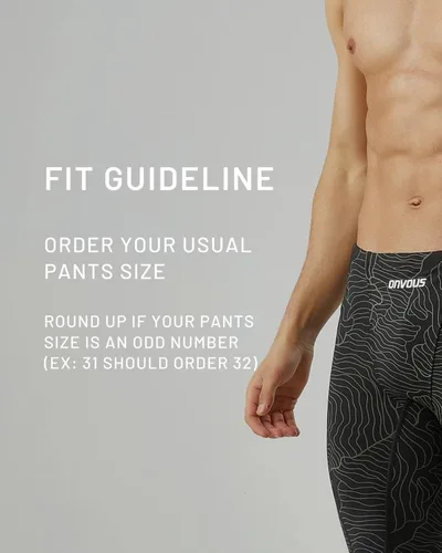 Vista 5 de Onvous Durable Lite Men's Swim Jammer Racing & Training Swimsuit Fast, Flexible, Comfortable