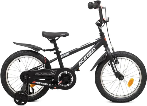 Vista 2 de ACEGER Bicicleta para niños de 2 a 10 años, estilo BMX, para niños y niñas de 2 a 10 años, bicicleta para niños de 12, 14 y 16 pulgadas, con ruedas