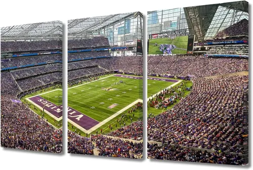 Vista 10 de Lincoln - Lienzo decorativo para pared, diseño de campo financiero de Filadelfia, paisaje de estadio de fútbol de Filadelfia, decoración de pared