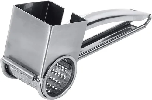 Vista 6 de Omabeta Multifunctional Stainless Steel Cheese Grater, Chopper, Kitchen Tool for Grating Cheese, Fruits and Vegetables
