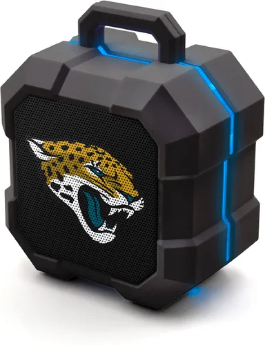 Vista 10 de SOAR NFL Shockbox - Altavoz Bluetooth inalámbrico LED, resistente al agua, IPX4, 5.0 Bluetooth con más de 5 horas de tiempo de reproducción, pequeño