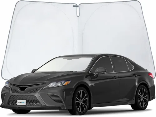 Vista 40 de CLIM ART Parasol para parabrisas para BMW X3 2018-2024, parasol plegable de ajuste personalizado, protector solar del vehículo, cubierta