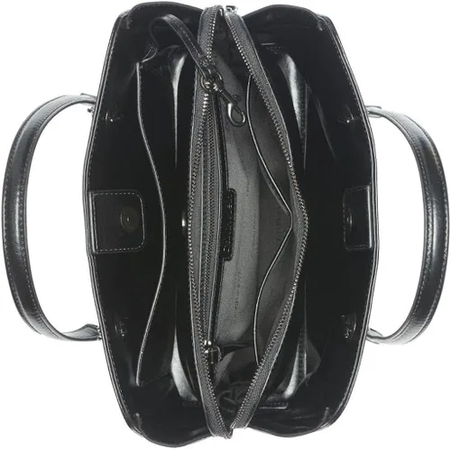 Vista 4 de Calvin Klein Mochila de cadena de triple compartimento con micro guijarros de Hailey