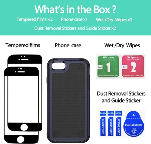 Vista 214 de Jeylly Funda para iPhone SE/Funda para iPhone 5S, Exterior de Plástico Duro que Absorbe Golpes + Interior de Silicona de Goma Defensor contra