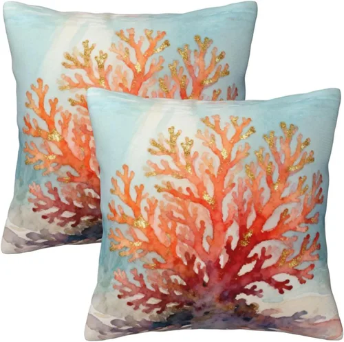 Vista 11 de Lcokin - Fundas de almohada decorativas con rayas rojas y negras abstractas, 16 x 16 pulgadas, juego de 2, funda cuadrada de cojín gris para sofá