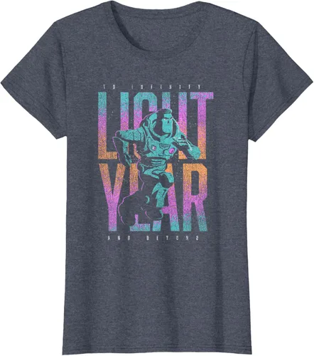 Vista 40 de Disney Pixar Lightyear Buzz Lightyear To Infinity And Beyond Camiseta, Negro