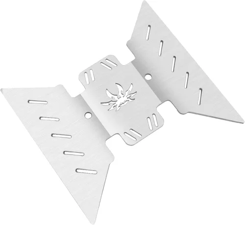 Vista 6 de ShareGoo - Placa deslizante de acero inoxidable a control remoto, protección de placa protectora de chasis RC compatible con Axial SCX10-III
