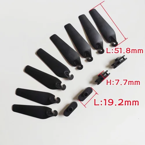 Vista 2 de Ajuste para P8 E88 E525 RC Drone Accesorio 2.039 in Blade Prppellers A B R/C Quadcopter Recambios