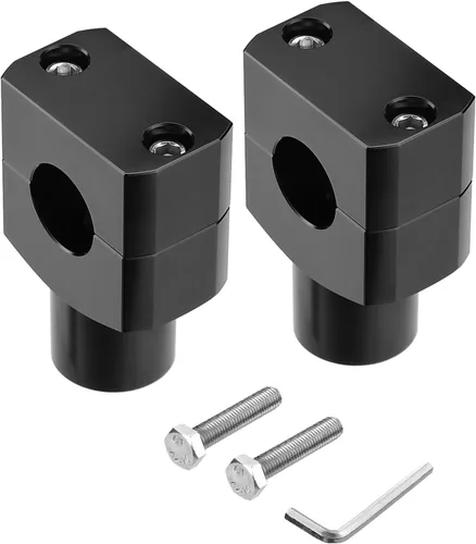 Vista 7 de KEMIMOTO Elevadores de manillar de motocicleta de 1 pulgada, elevadores de motocicleta de aleación de aluminio, altura de elevación de 1.5 pulgadas