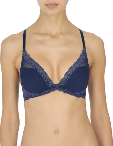 Vista 39 de Natori - Sujetador de encaje para mujer con inmersión, diseño de plumas Cafe