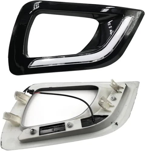 Vista 5 de BAKUGO 2 unids coche LED diurna luz de señal de giro DRL lámpara de niebla para Nissan Navara NP300 2015 2016 2017 2018 2019