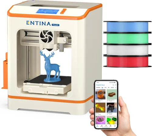 Vista 11 de Impresora 3D Entina Tina2 Plus, impresión rápida de 9.843 in/s, control de aplicación WiFi Azul profundo